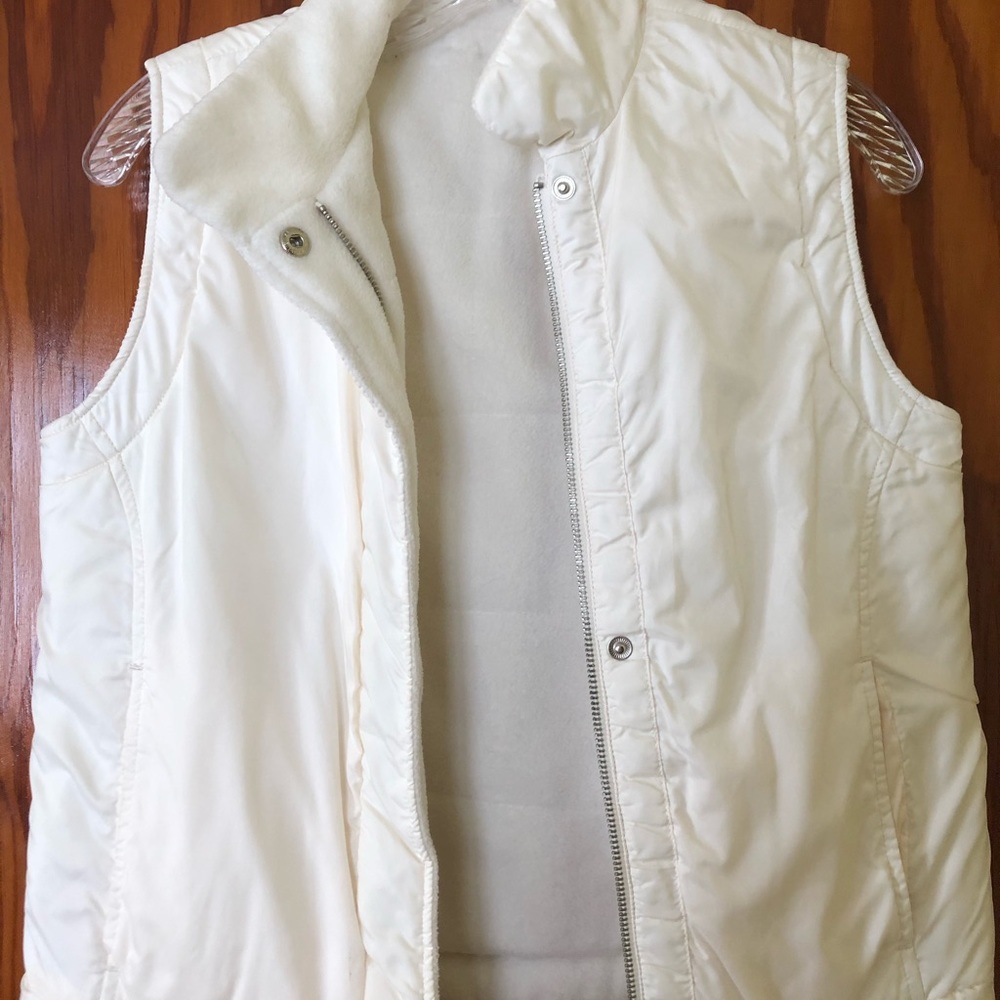 Cream vest